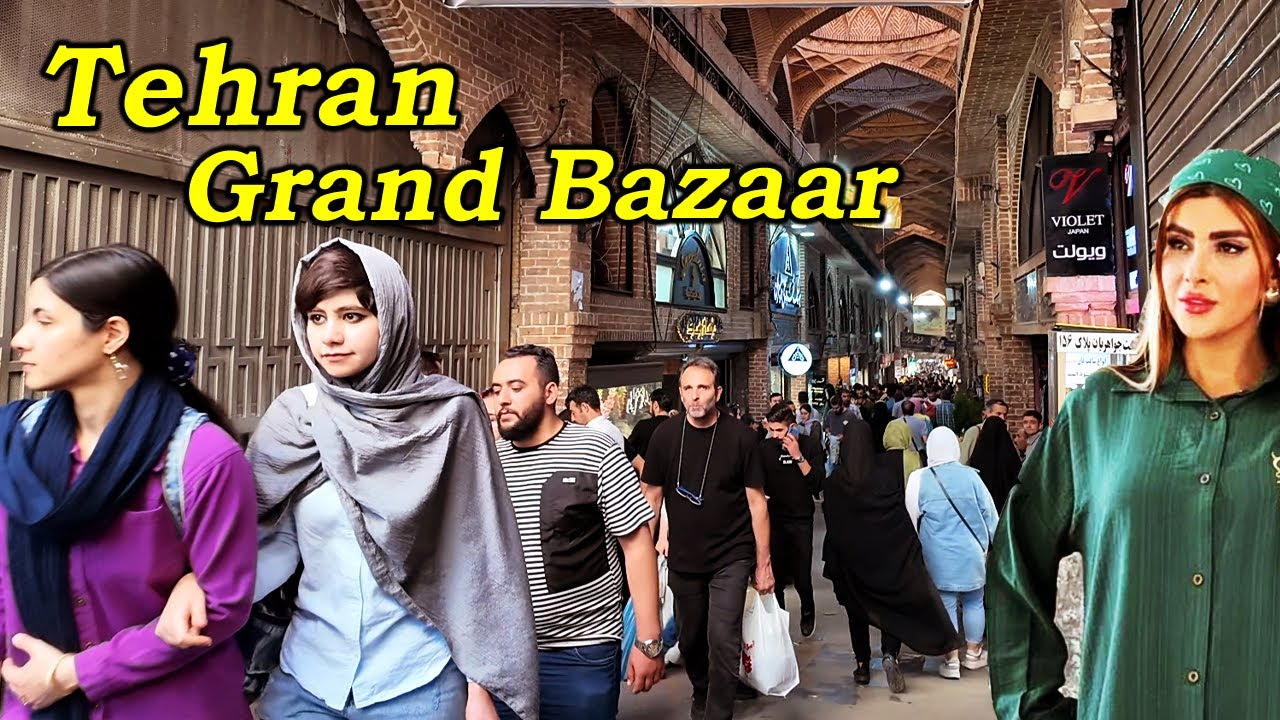 Иран 🇮🇷 От самой оживленной улицы до продуктового рынка!!! Исследуем Тегеранский Гранд Базар