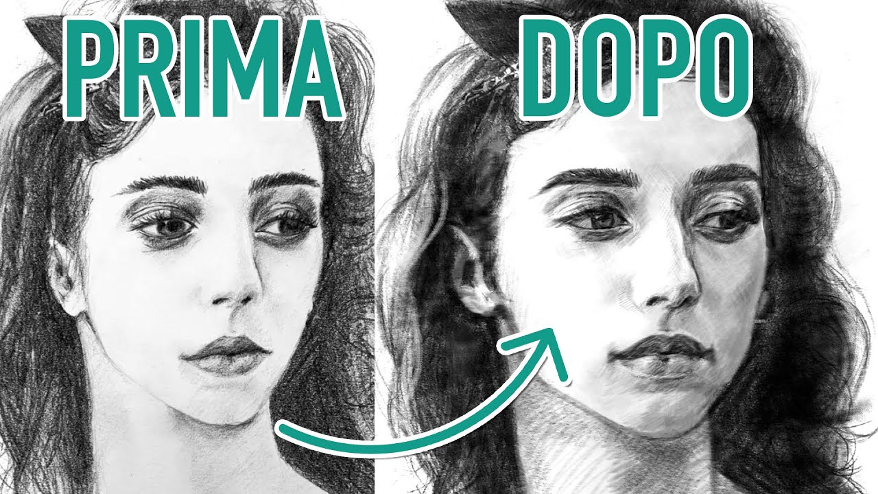 PERCHÉ NON CI ASSOMIGLIA? CORREGGO UN VOSTRO DISEGNO! Come disegnare un volto Ritratto somigliante
