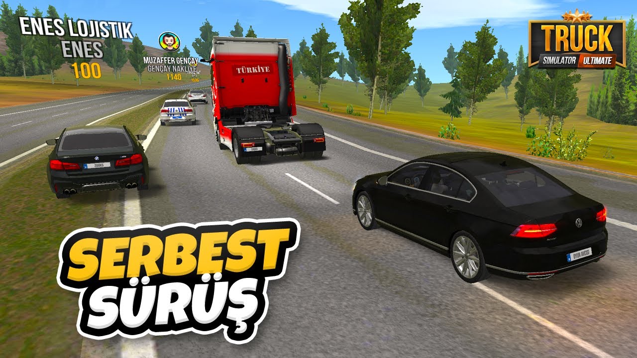 Passat ile Yeni Şehirde Yollarda Serbest Sürüş / YENİ BOMBA GÜNCELLEME !!! Truck Simulator Ultimate
