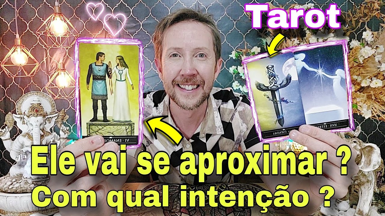 Ele vai se aproximar ? Com qual intenção ? Ele vai me procurar tarot ?Como ele está em relação a mim