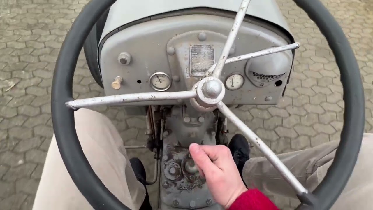 Start up, walkaround and drive 1950's Ferguson Tractor TEA20 For Sale!