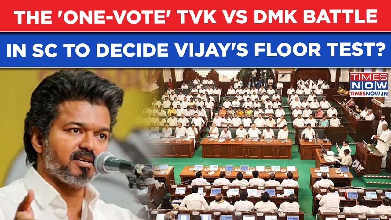 Tamil Nadu: CM Vijay's Floor Test Hinges On SC's 'One-Vote' TVK Vs DMK Order? Thalapathy In Trouble?