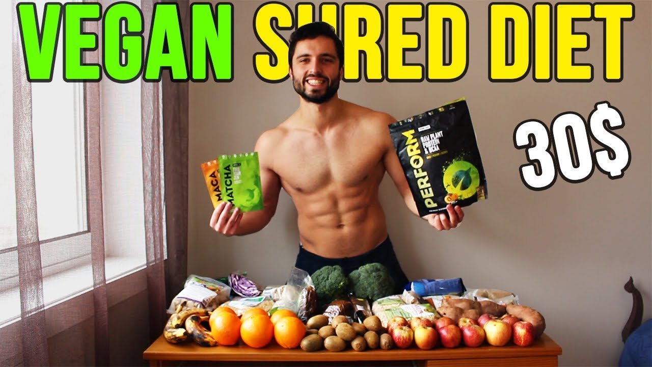 Full 1 Week Vegan Diet to Get Shredded on a Budget!