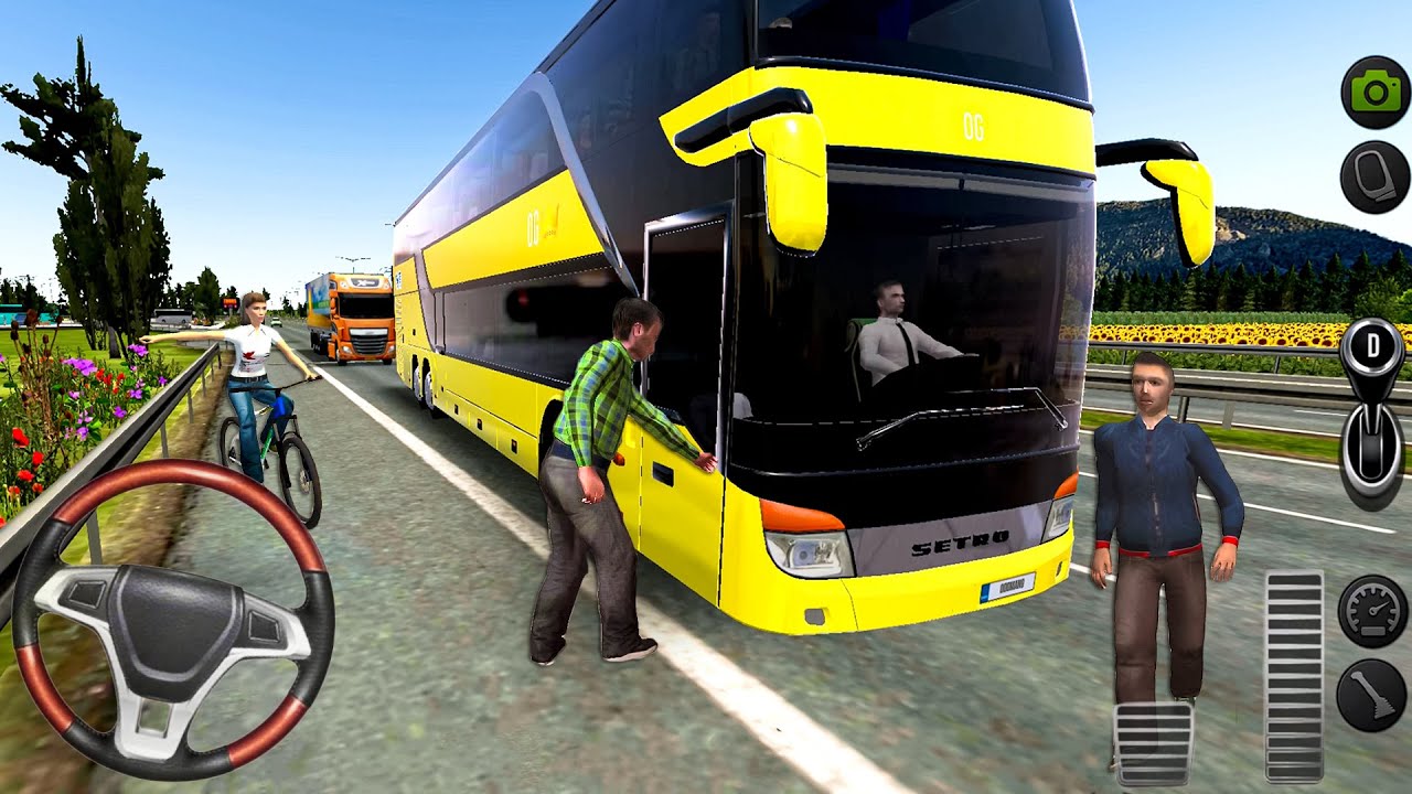 Ultimate Bus Driving Simulator #50 Double Decker Milan-Turin! Android gameplay