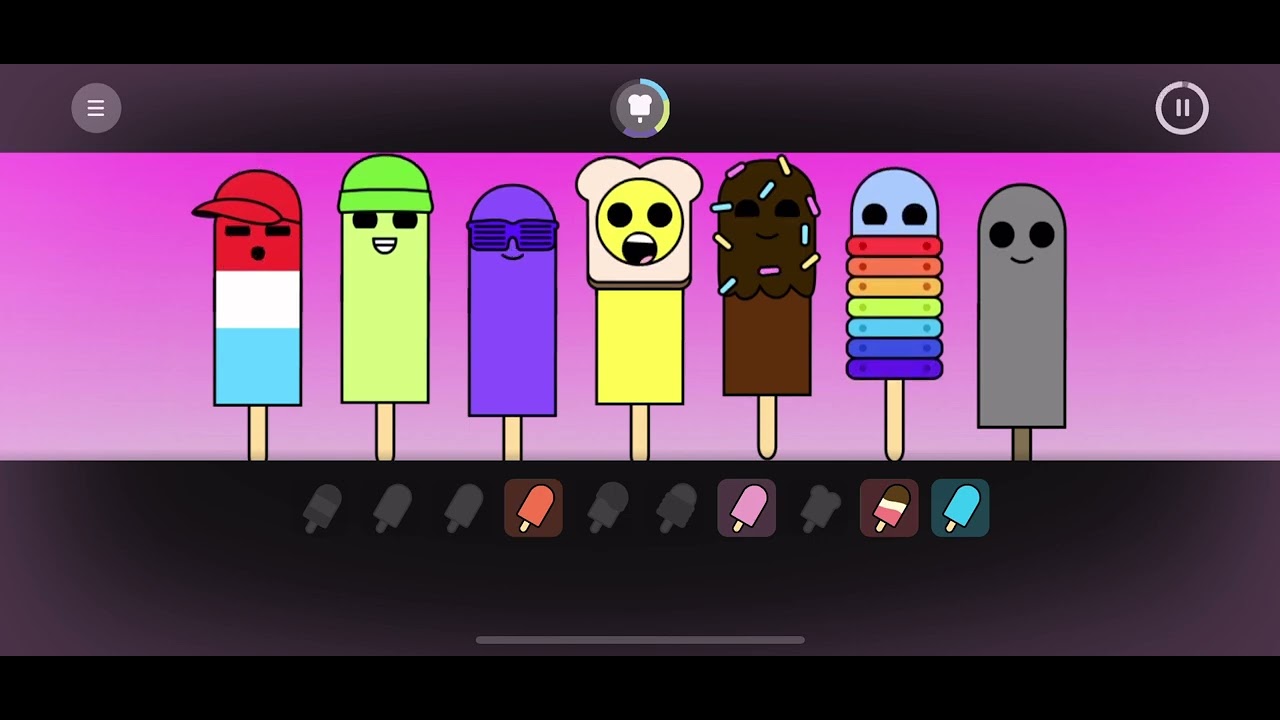 The song name is hello and the game name is Incredibox
