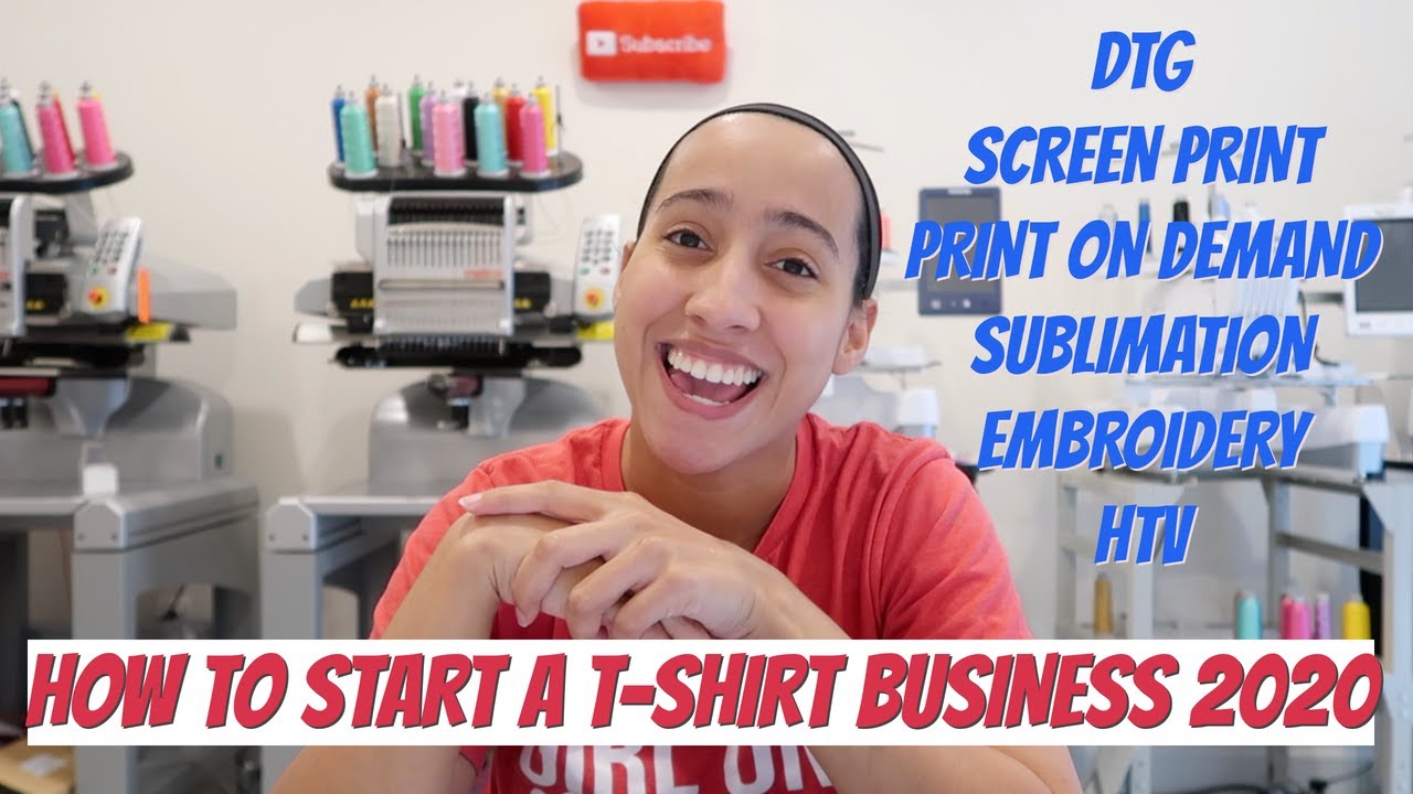 HOW TO START A T-SHIRT BUSINESS 2020! HOME BASED ONLINE SHIRT BUSINESS!