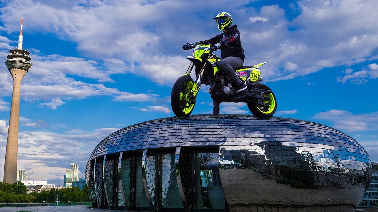 David Bost - New stunt tried out for the first time (it´s getting wet)