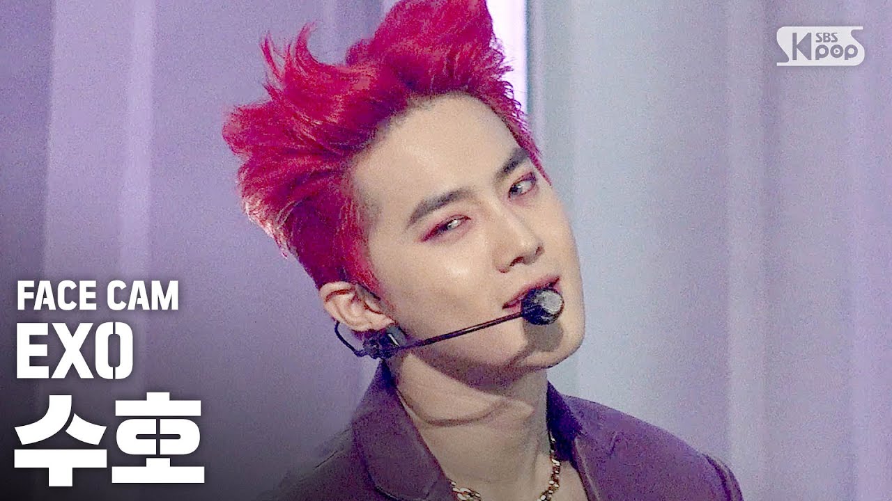 [페이스캠4K] 엑소 수호 'Obsession' (EXO SUHO FaceCam)│@SBS Inkigayo_2019.12.8