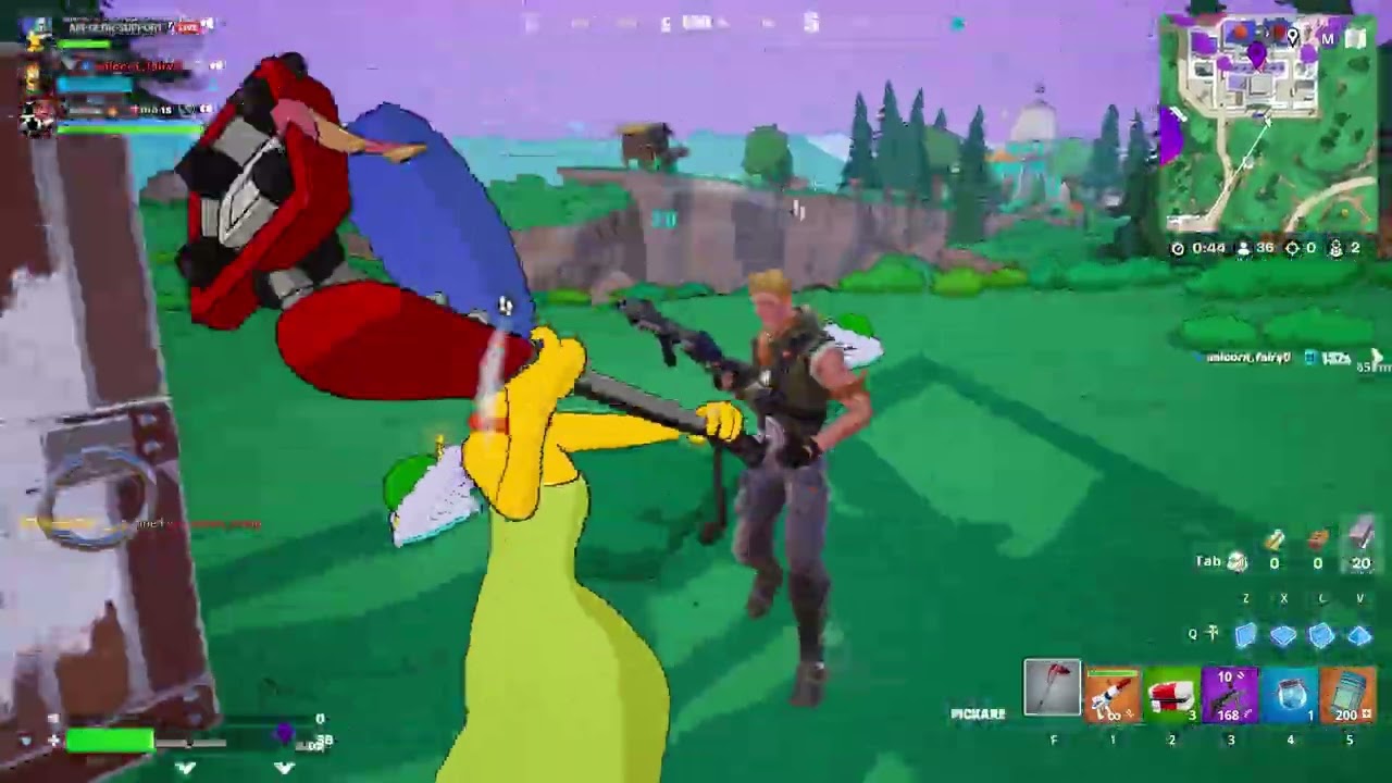 Fortnite Clips Simpson Season with Panda