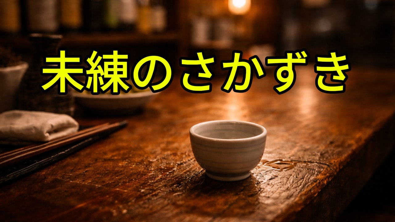 未練のさかずき｜切ない別れの歌｜人生の歌