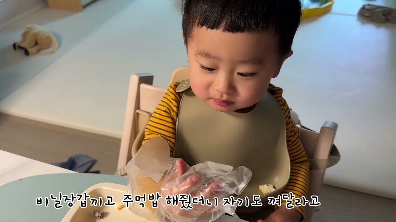 17개월 아들육아 아기폐렴 가정보육 집밥과 유아식