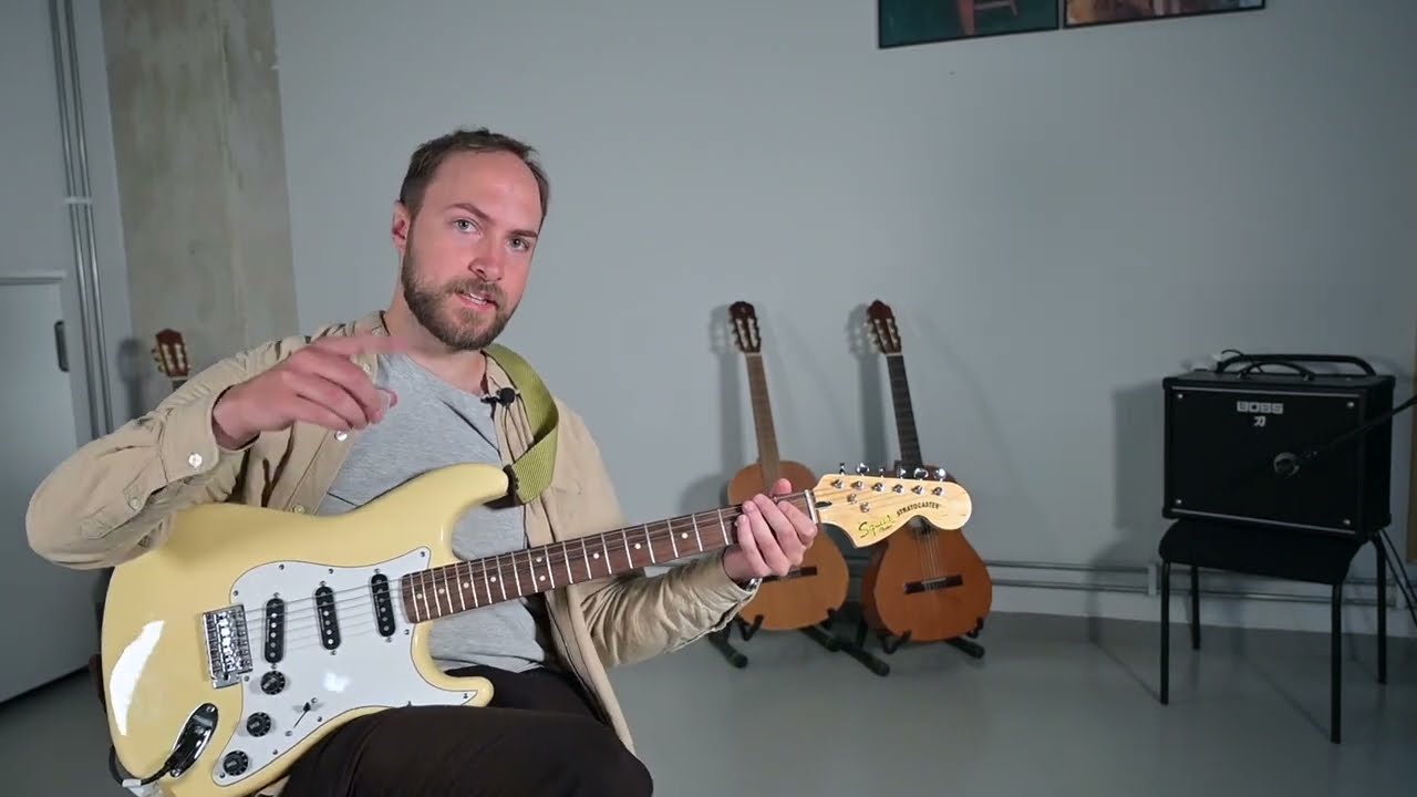 B&ouml;rja spela gitarr - Jag kommer