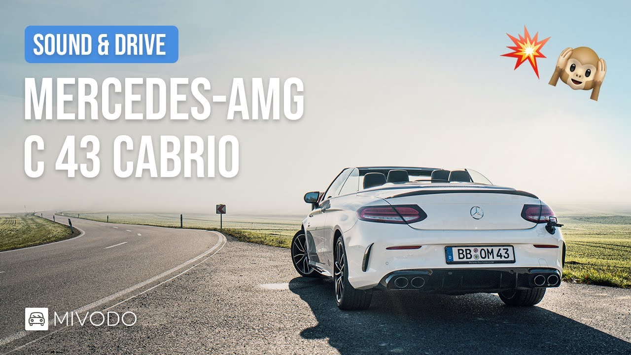 Mercedes-AMG C43 Cabrio OPF (2020) - Exhaust Sound, Acceleration & Drive 💥
