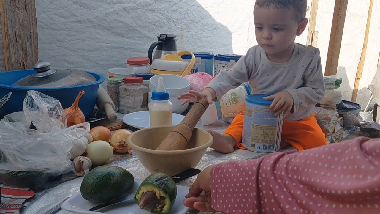 Моя утренняя рутина в палатке ⛺️ Я и малышка Тулин 👱‍♀️ Слава Богу за всё 🙂