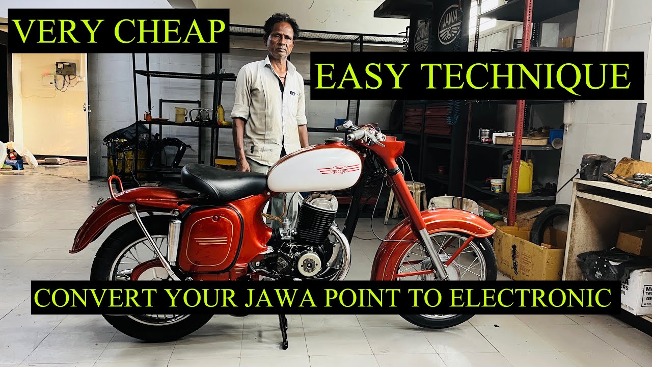 HOW TO CONVERT JAWA YEZDI POINT TO ELECTRONIC/जावा येज़्डी को पॉइंट से इलेक्ट्रॉनिक कैसे बनाए