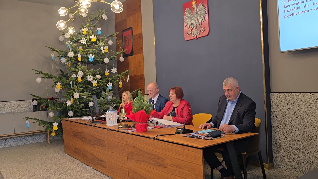XXIV Sesja Rady Miasta Pruszcza Gdańskiego i Uroczystość Wigilijna w CKiS [2025]