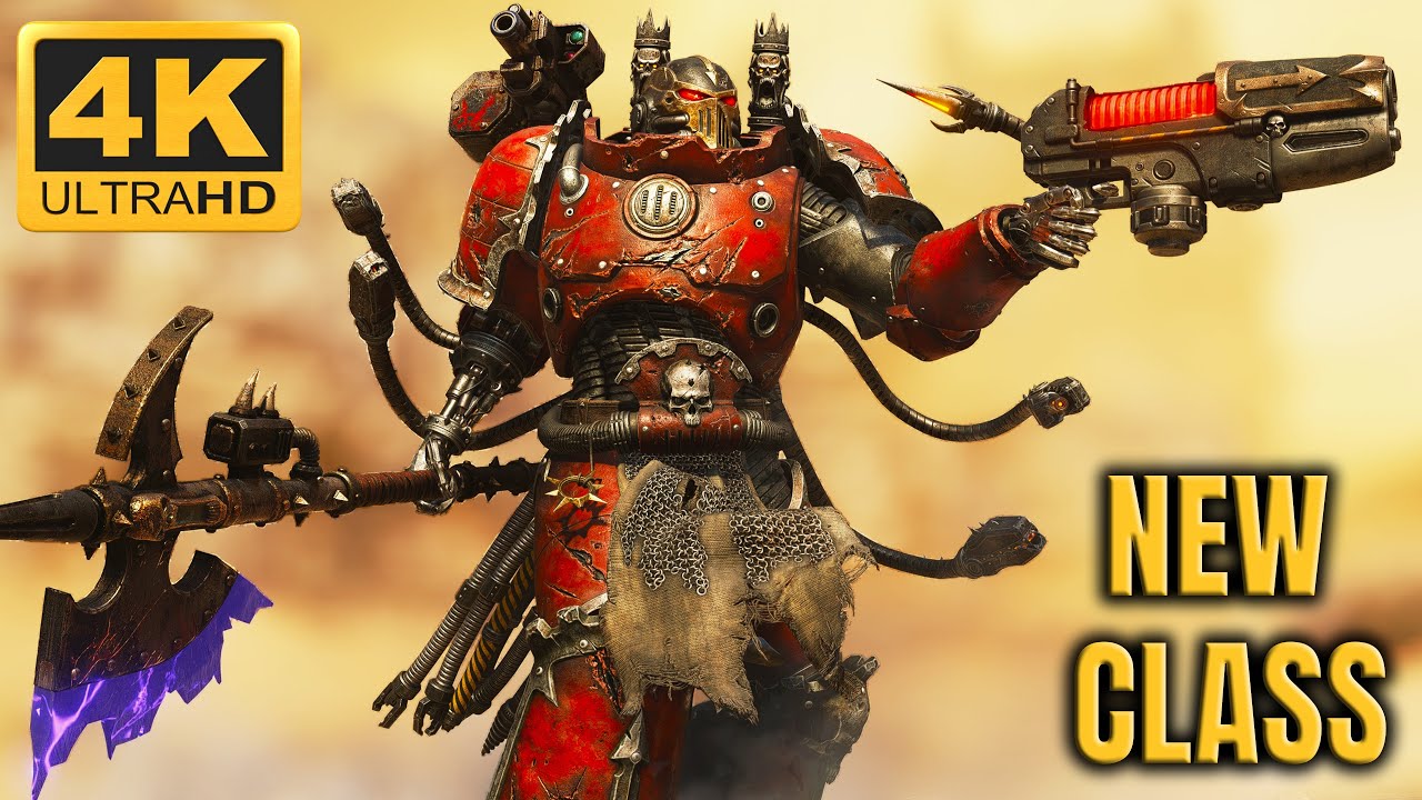 WARPSMITH IS HERE! New Chaos TECHMARINE Class vs Tyranids - Warhammer 40k: Space Marine 2 (4K, Mod)