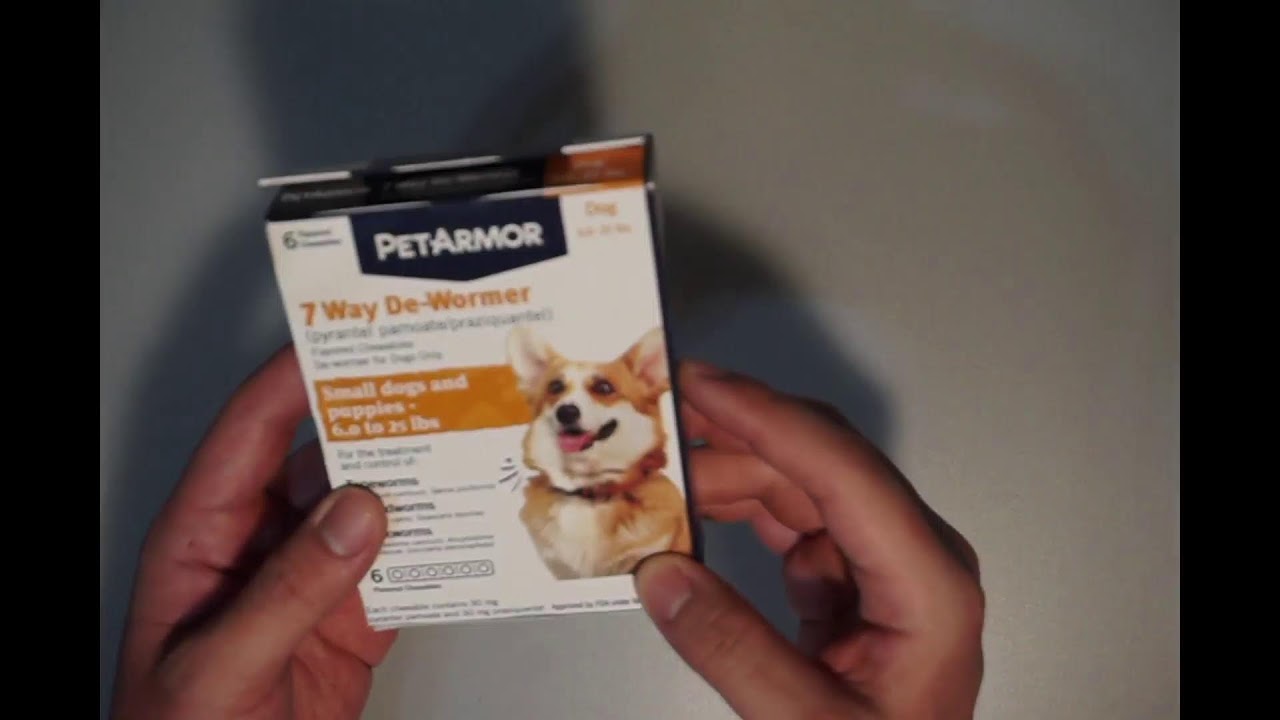 6 PACK PET ARMOR SMALL DOG DEWORMER AMAZON PURCHASE