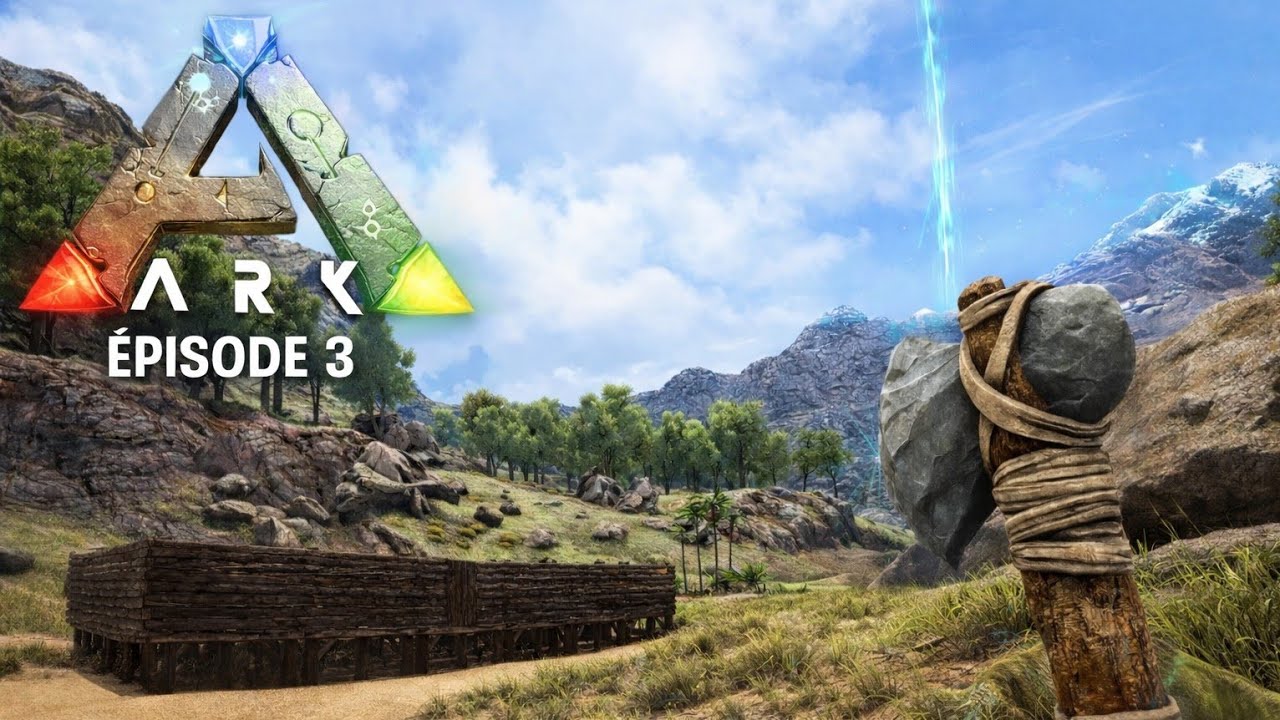 ARK SURVIVAL #3 CONSTRUCTION DE LA MAISON EN BOIS 