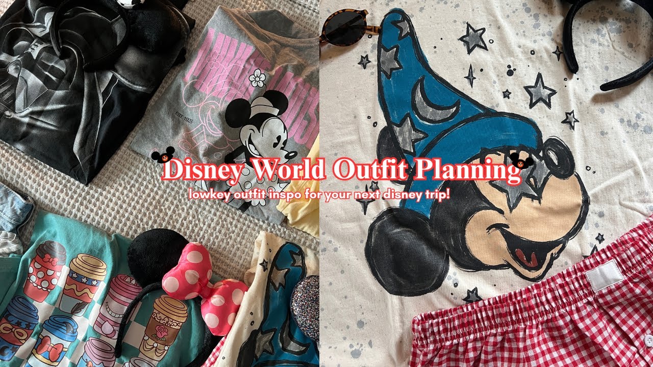 Disney World Outfit Planning🐭✨| disney outfit inspo, small shops, plus size disney, summer trip