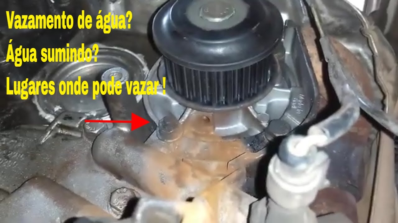 Vazamento de água no motor do palio fire 1.0