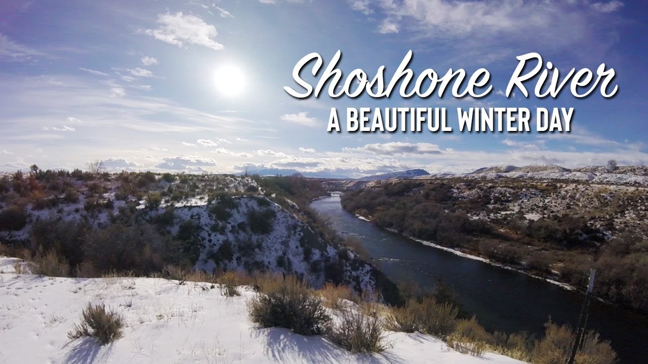 The Shoshone River on a Beautiful Winter Day