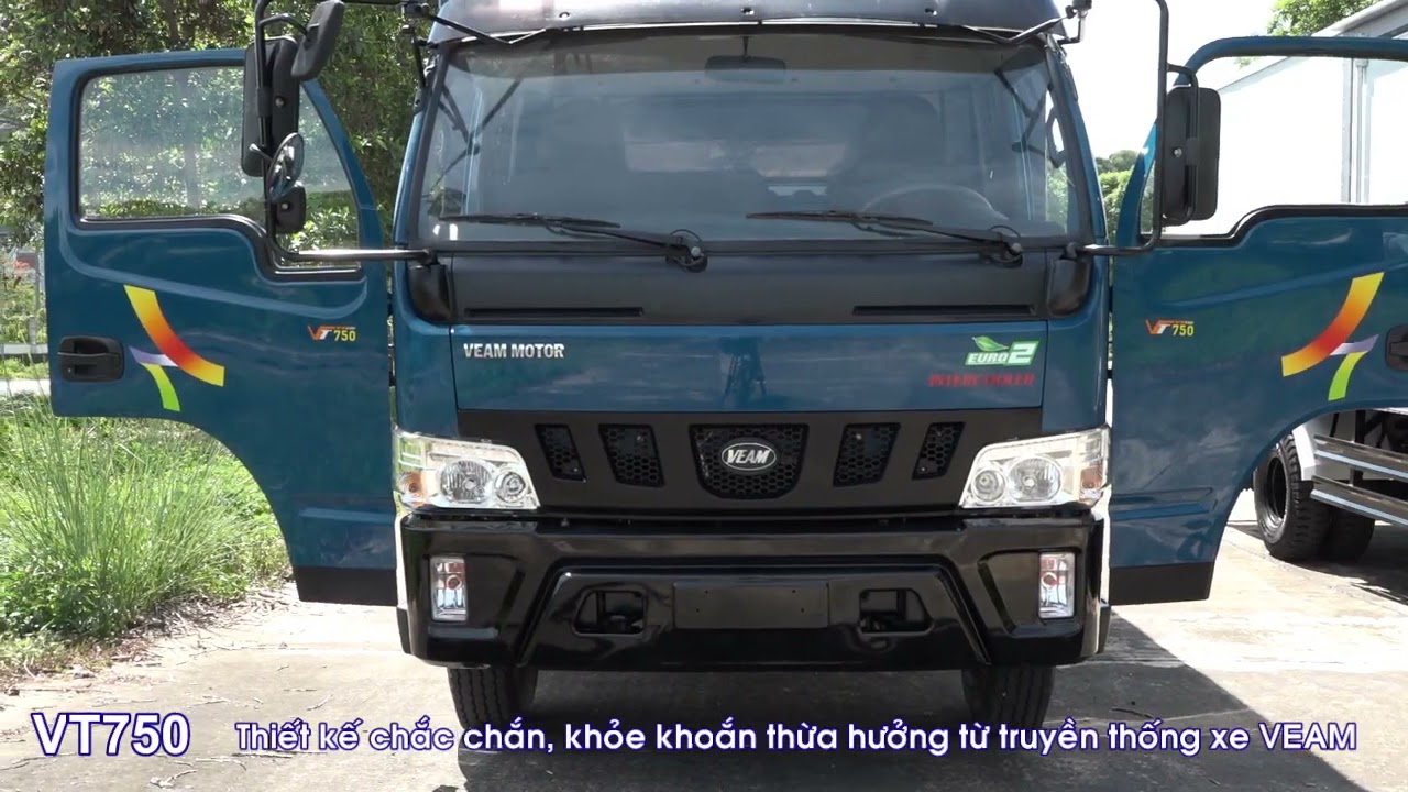 VEAM MOTOR Giới thiệu d&ograve;ng xe VT750, VT751 tải trọng 7 5T, M&aacute;y Hyundai D4DB, c&ocirc;n cầu số Korea, ti&ecirc;u