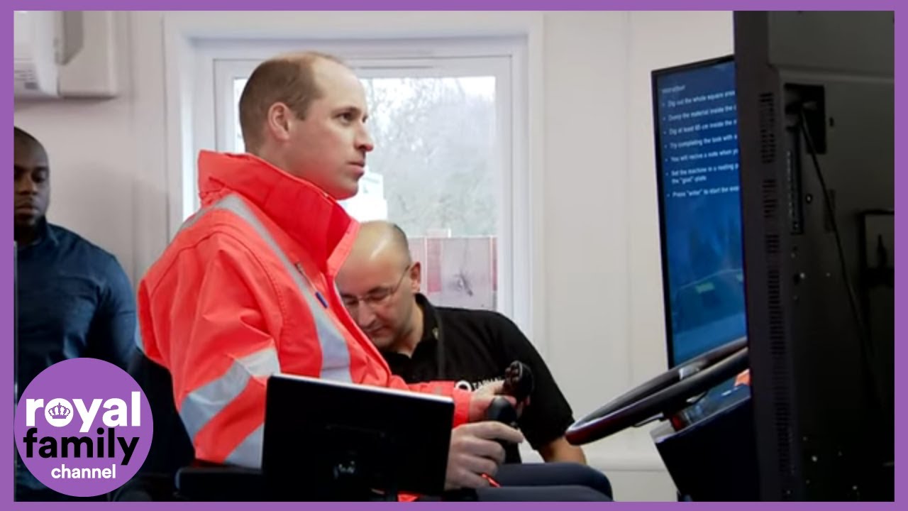 Duke of Cambridge Visits Tarmac's New Centre in Nottinghamshire