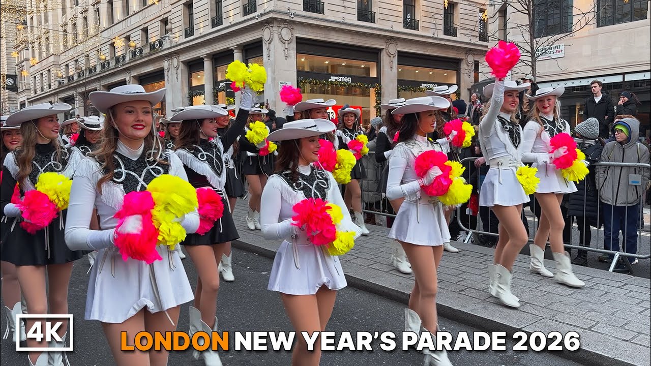 LONDON NEW YEAR’S DAY PARADE 2026 🎉 Thousands Take Over Central London | World Parade 4K