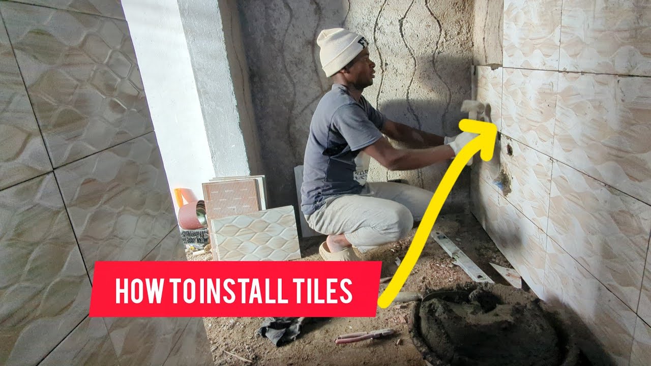 This is how to install wall tiles @davyjnr3009 