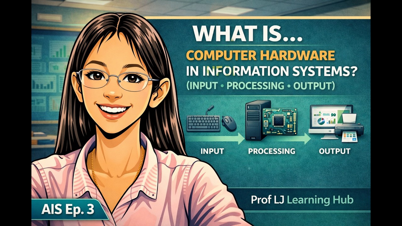 AIS Ep. 3: Hardware – How It Powers Information Systems | Prof LJ Learning Hub