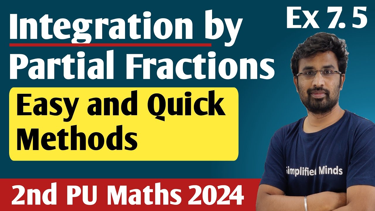 Integration Partial Fractions L05 | Important Questions | 2nd PUC Mathematics 2024