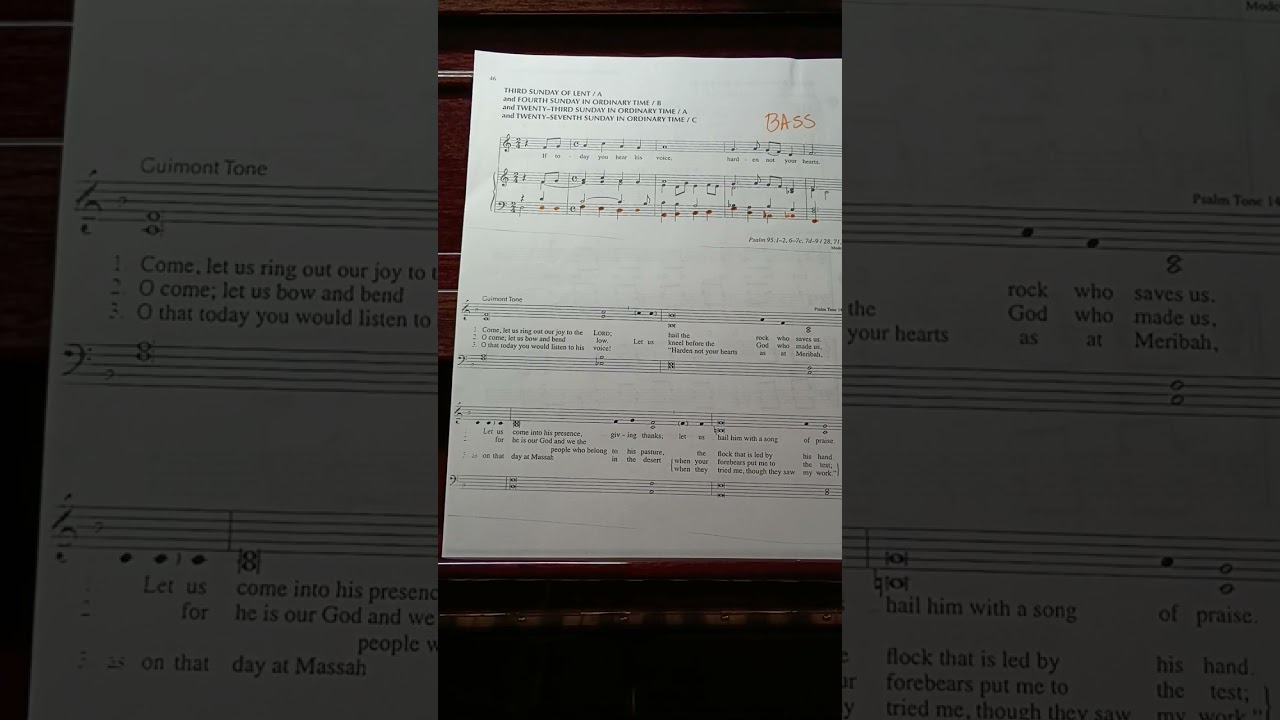 3rd Lent A Psalm BASS 