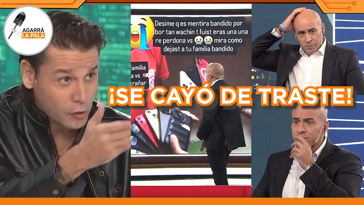 CAY&Oacute; DANANN A LA MESA DEL PELADO TREBUCQ Y LO HIZO CAER DE TRASTE: 