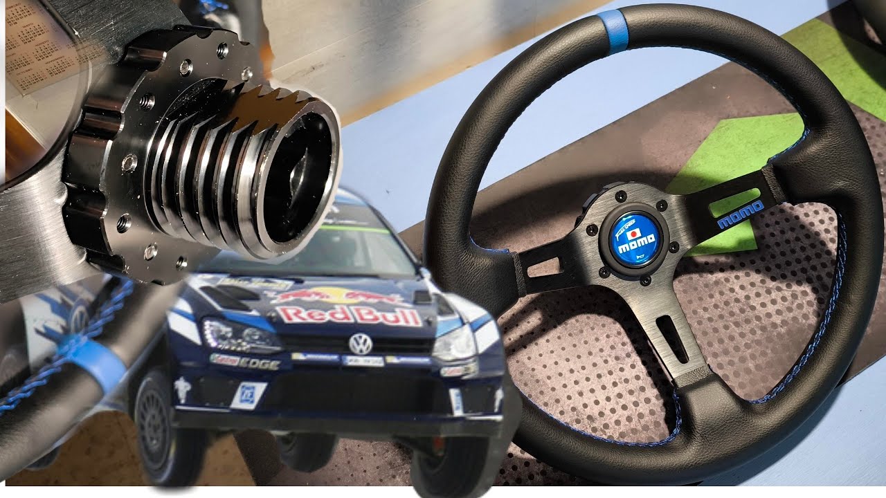 🔧 Adaptador de Volante Thrustmaster T300/T500 para Aro MOMO – Instalación y Prueba