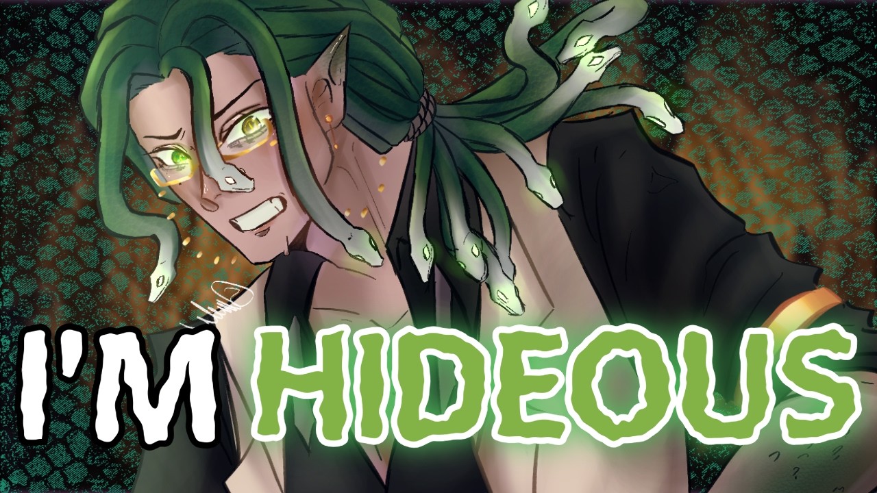 🐍НЕТ! Отвернись! — Утешение испуганной Горгоны [M4A] [Горгона x Слепой слушатель] [Обратное утеше...