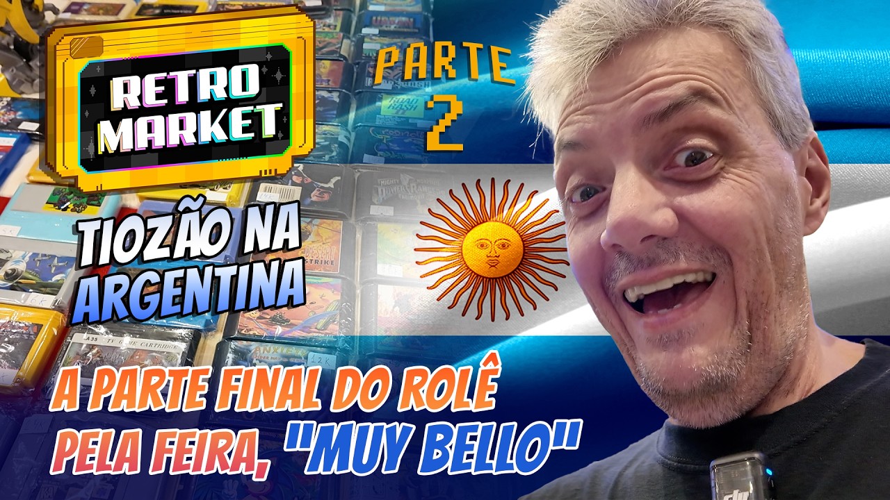 O final do rolê pela feira retrogame na Argentina reservava surpresas...