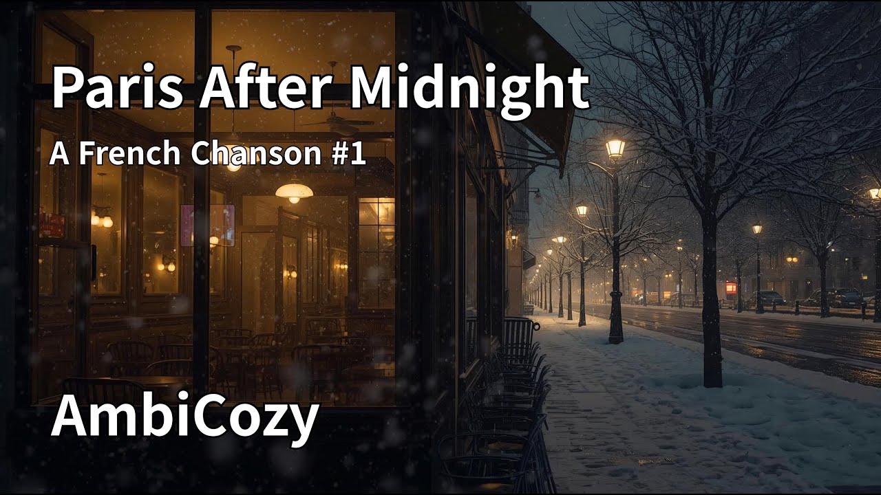 Paris After Midnight ☕ Late Night French Chanson | Café Background Music