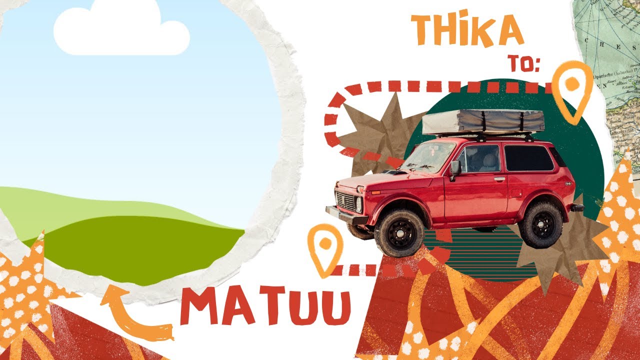 Driving through Kenya: Thika to Matuu Road Trip Experience! in 4K