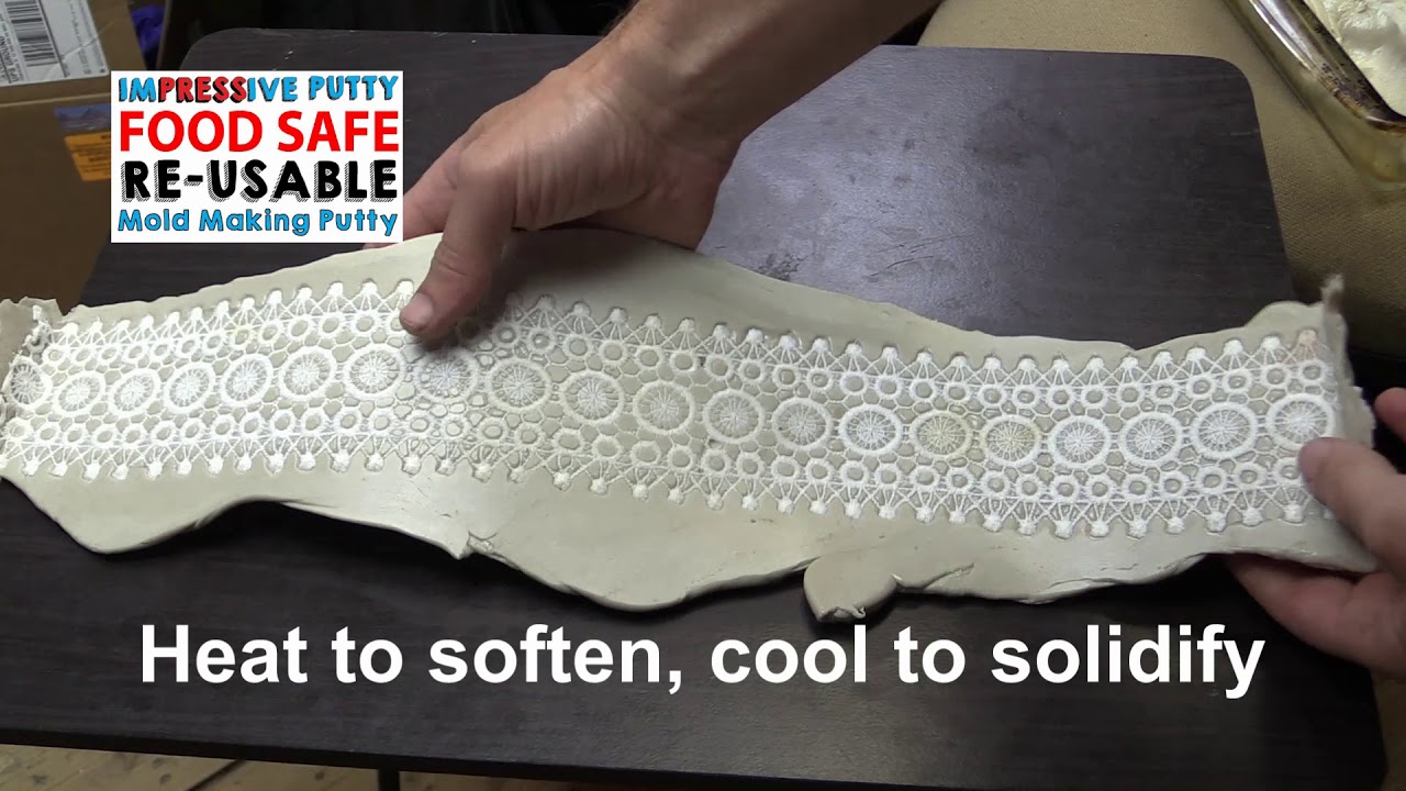 Fondant in Food Safe ImPRESSive Putty Reusable Molding Putty