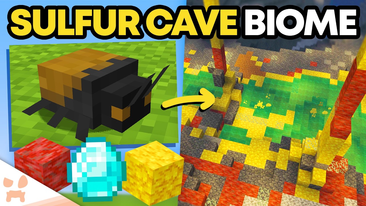 MINECRAFT CHAOS CUBED UPDATE: CINNABAR CAVE BEETLES + NEW RARE ORES JUST REVEALED?!