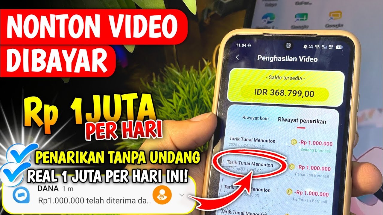 RILIS KEMARIN! Aplikasi Penghasil Uang Dana 2026 Tanpa iklan, Apk Nonton Drama Dapat Saldo Dana