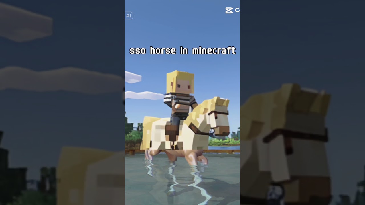 My horse in minecraft 
