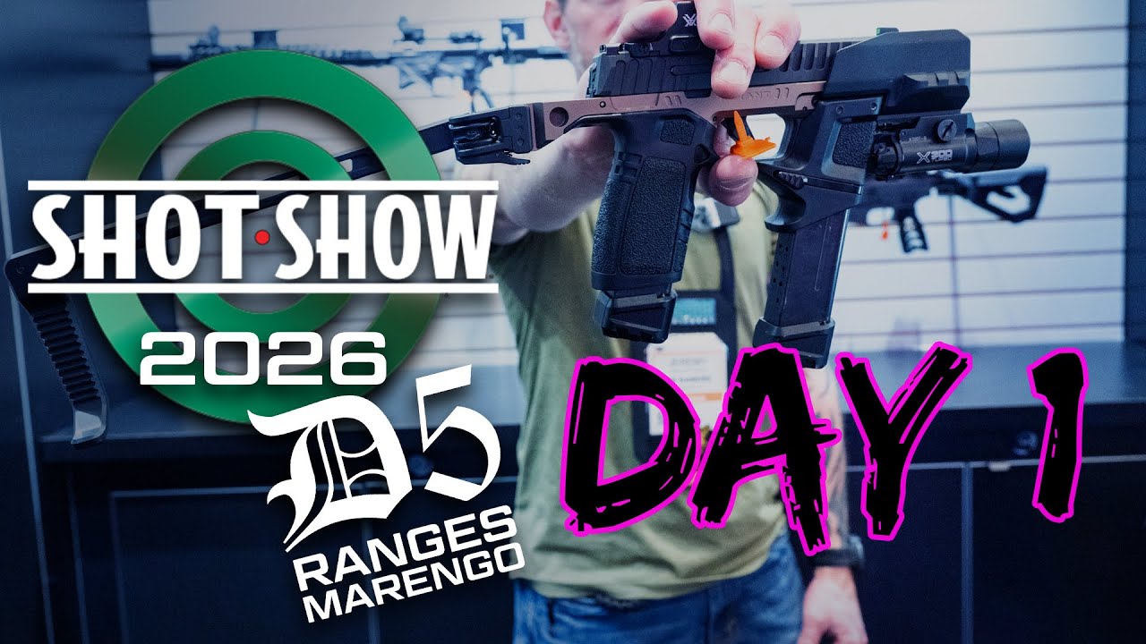 D5 Ranges Marengo on the SHOT Show Floor 2026 - Day 1 Highlights