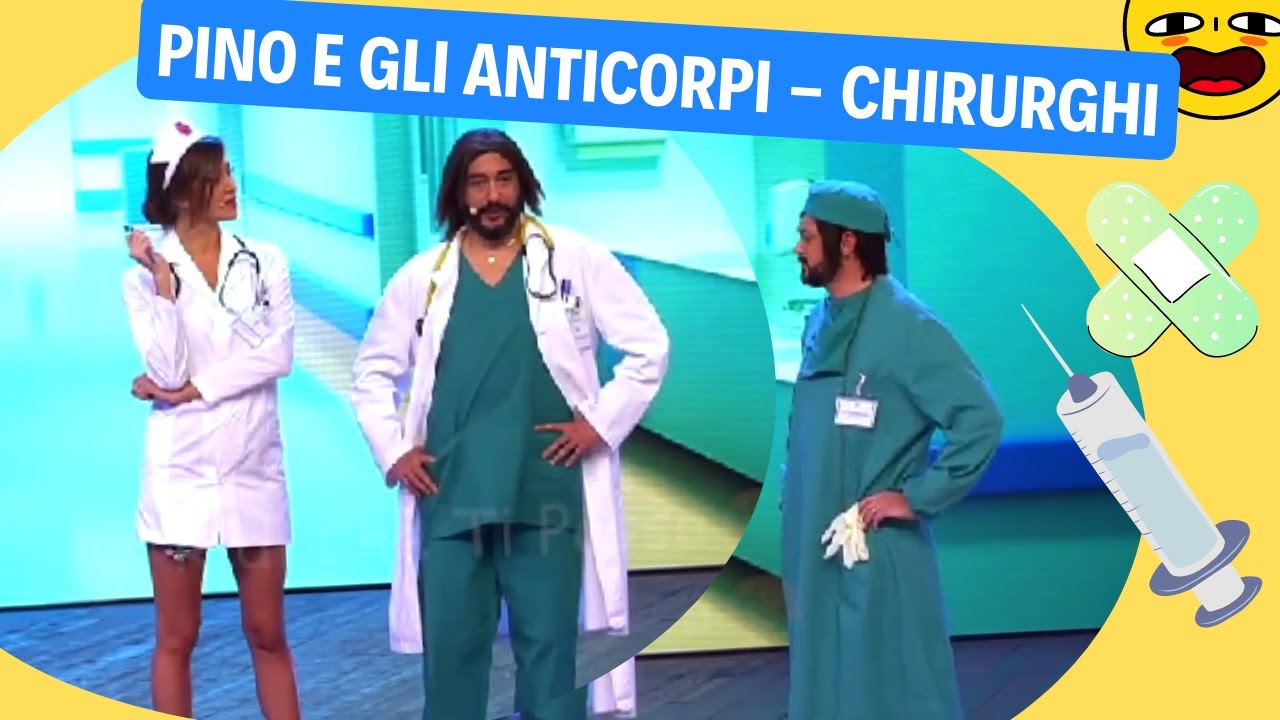 Pino e gli anticorpi con Belen Rodriguez - CHIRURGHI