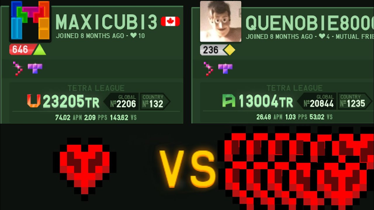 MaxiCubi(1Life) VS quenobie(11Lives)