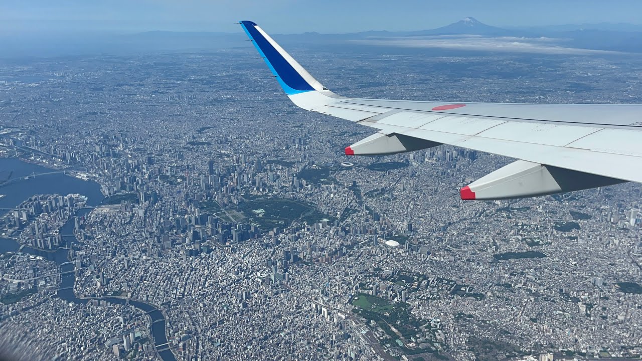 東京羽田⇨小松（夏・快晴）｜Full Real Flight Videoノーカット｜ANA A320