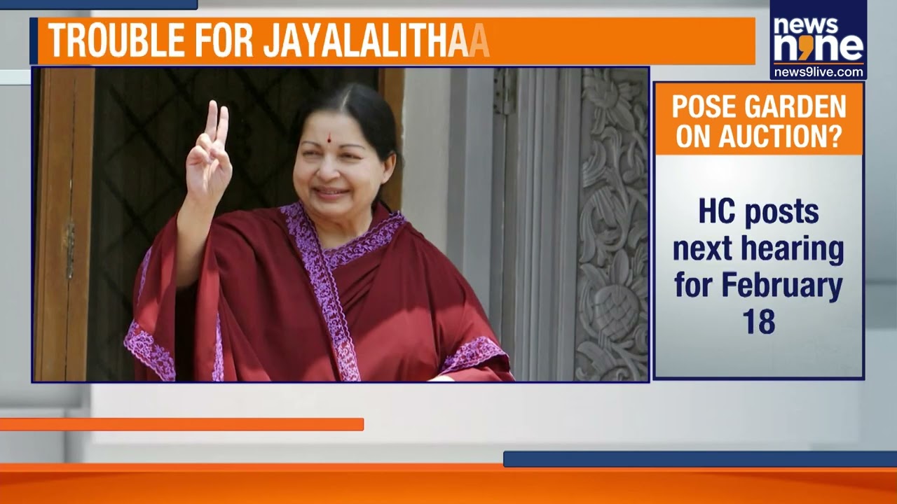 Jayalalithaa Properties Face Auction Over Unpaid Tax Dues | News9