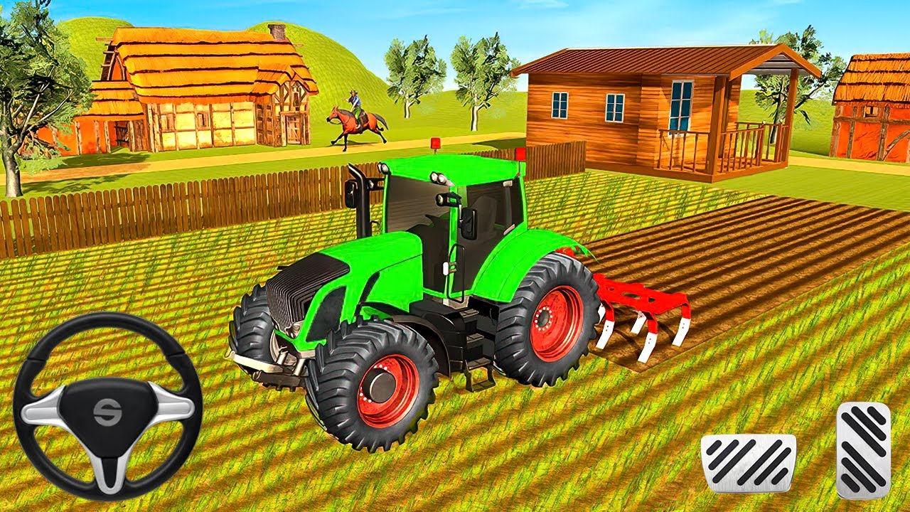 Grand Farming Simulator 2022 - Harvester Tractor Driving - Android Gameplay