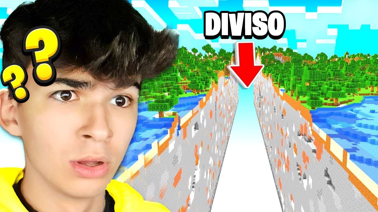 Ho DIVISO A META' il mondo dei MIEI AMICI su Minecraft...